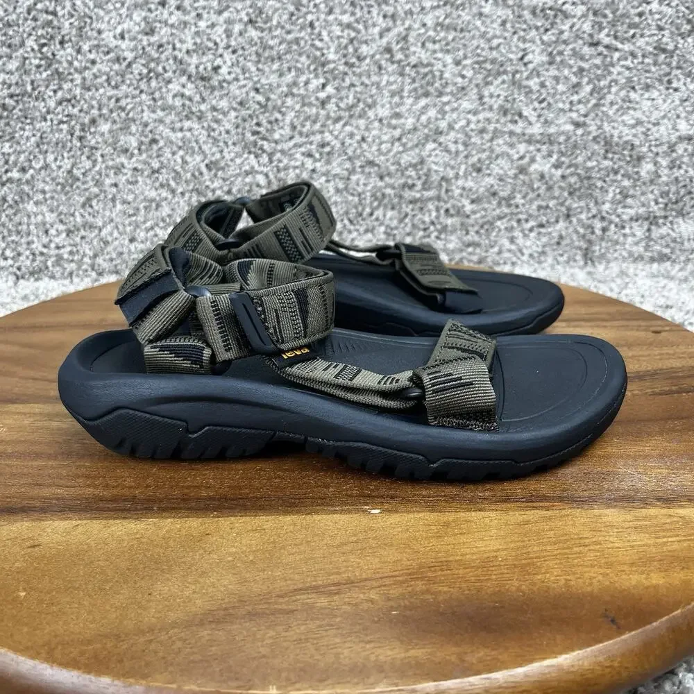 Teva Men's Hurricane XLT2 Strappy Hiking Sandals Size 4 Chara Dark Olive NEW